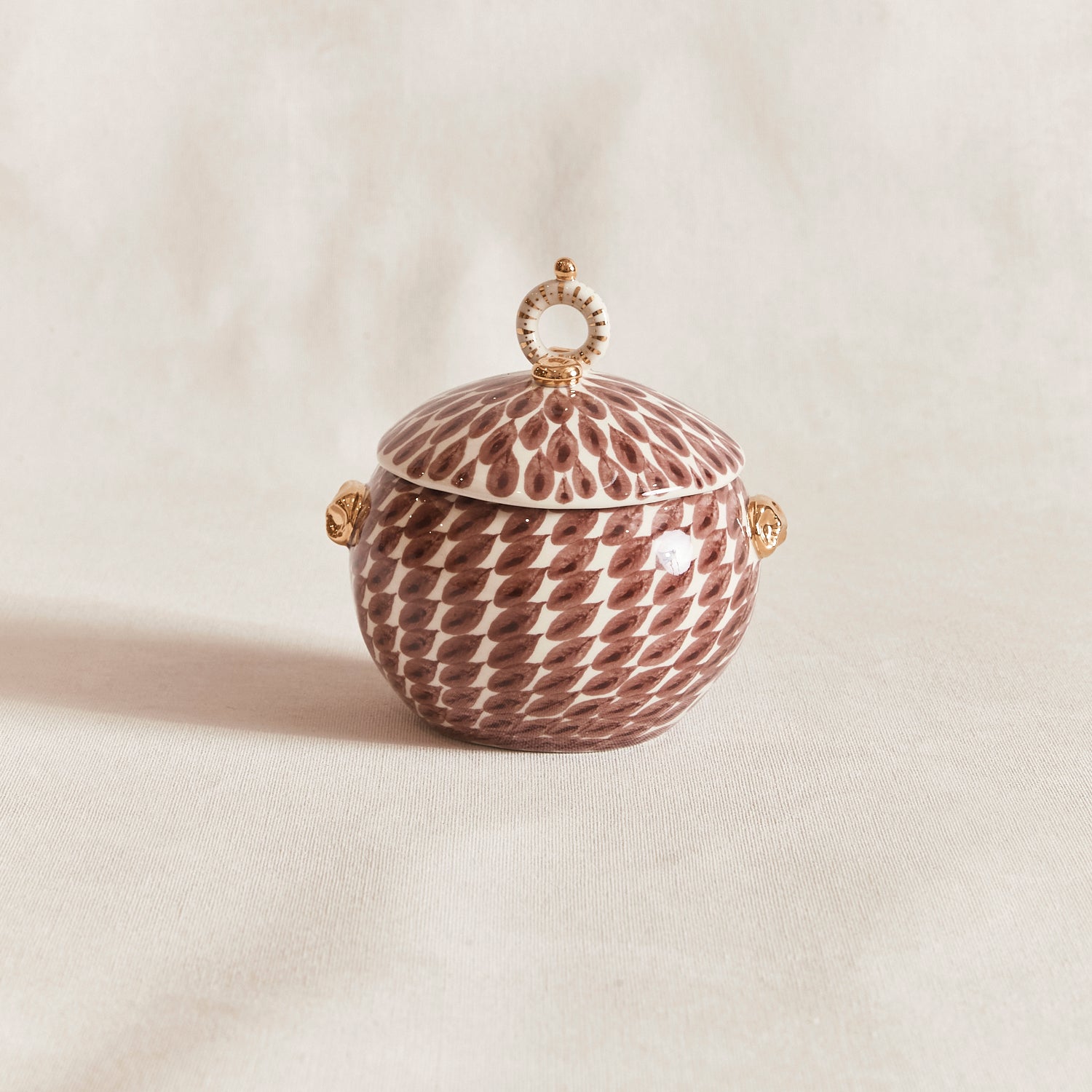 Lidded Sugar Bowl - Lilac