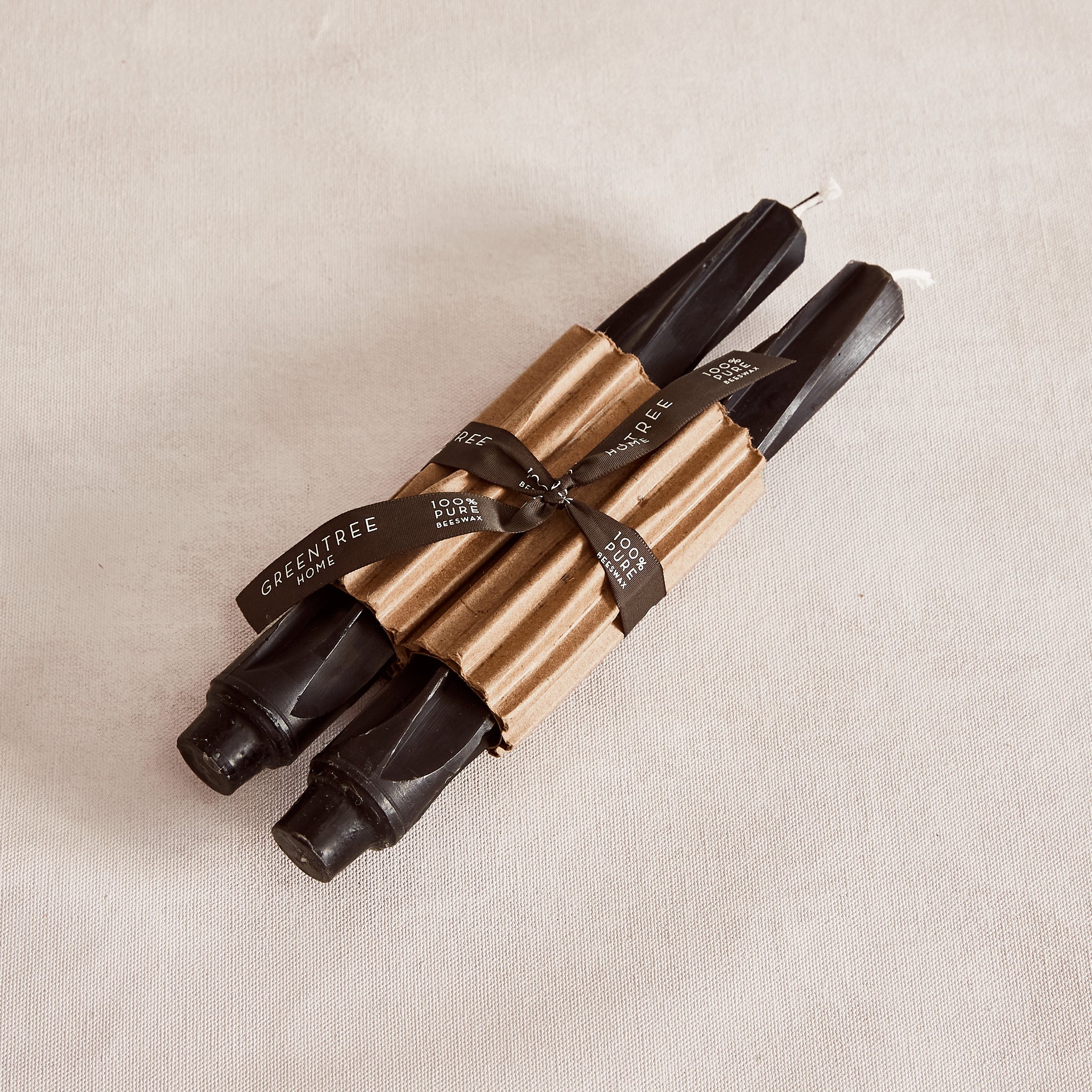 Black Twist Tapers (pair) - 9"