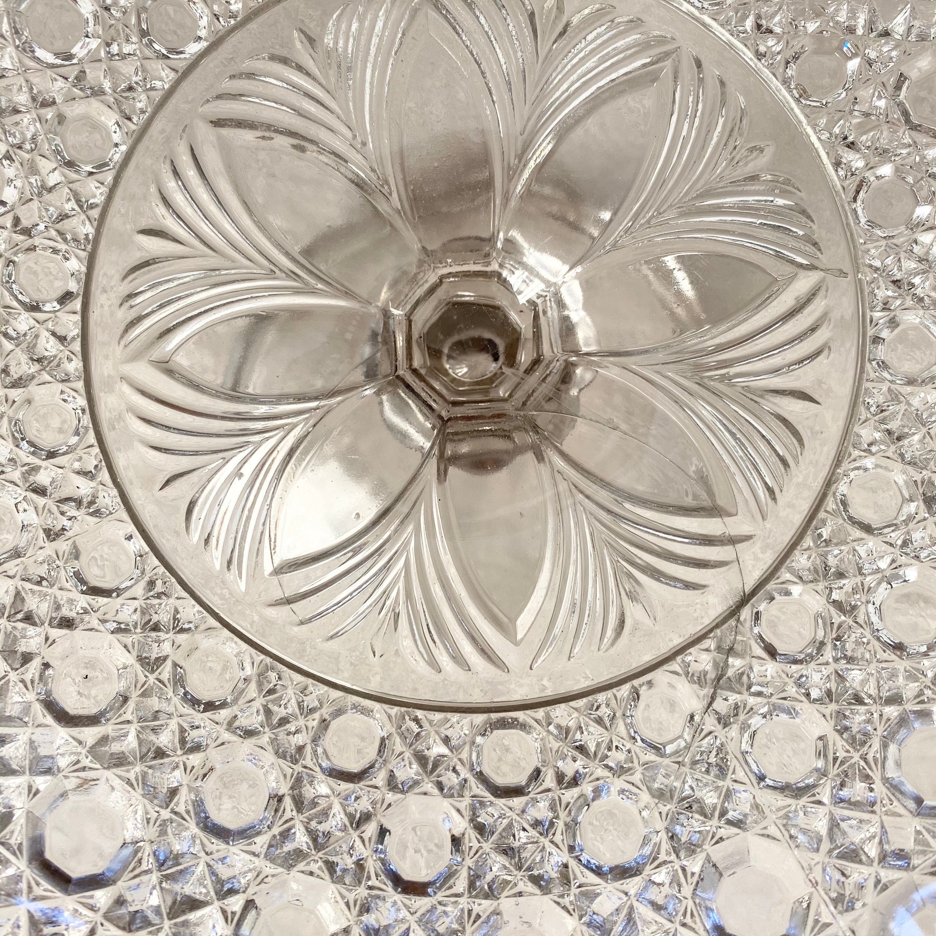 Glass Compote - 28cm