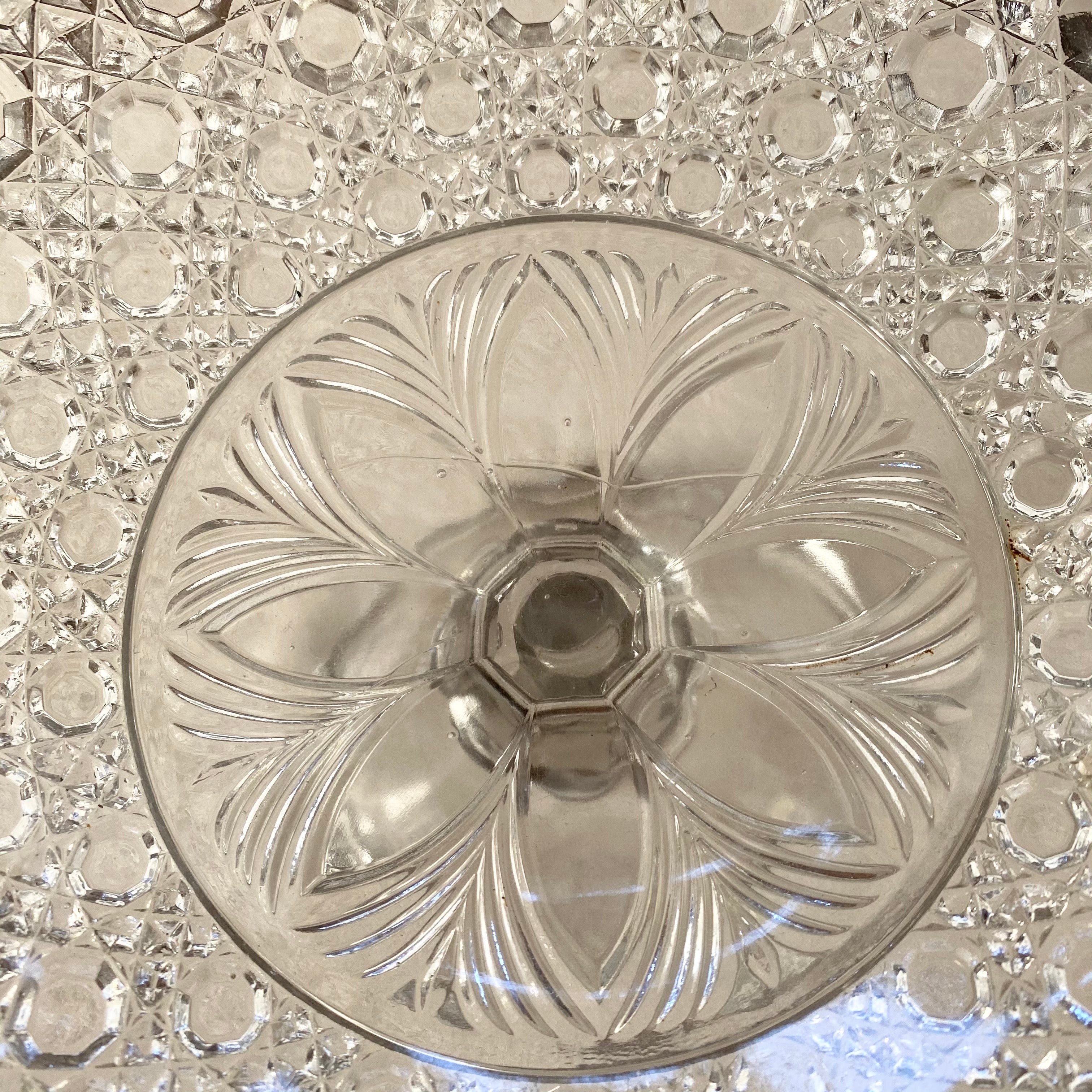 Glass Compote - 27cm