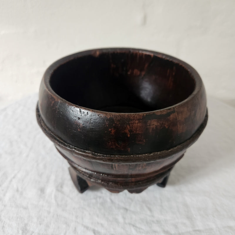 Wooden Pot on Legs