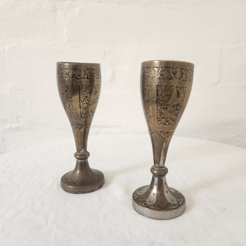 Pair of Middle Eastern Goblets