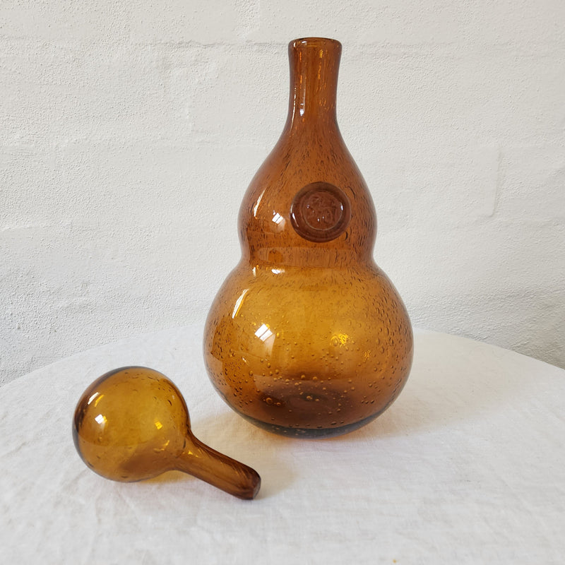 Large "Biot" Decanter with Glass Stopper