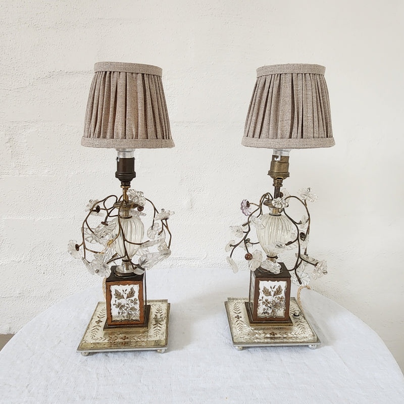 Exquisite Pair of Antique French Lamps