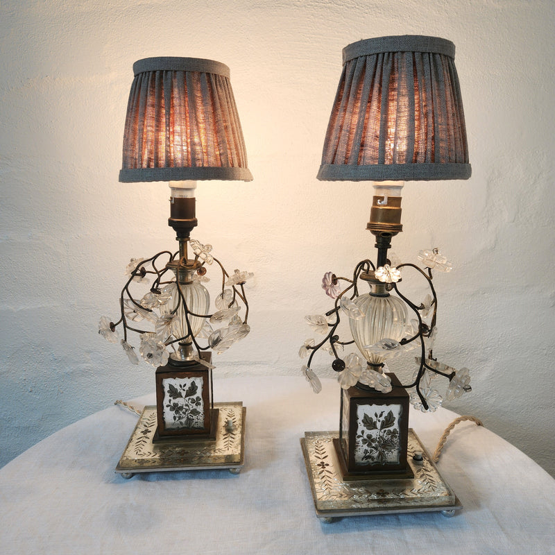 Exquisite Pair of Antique French Lamps