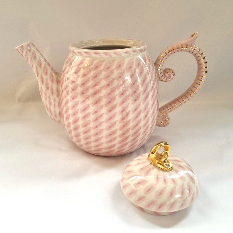 Pink Dash Teapot