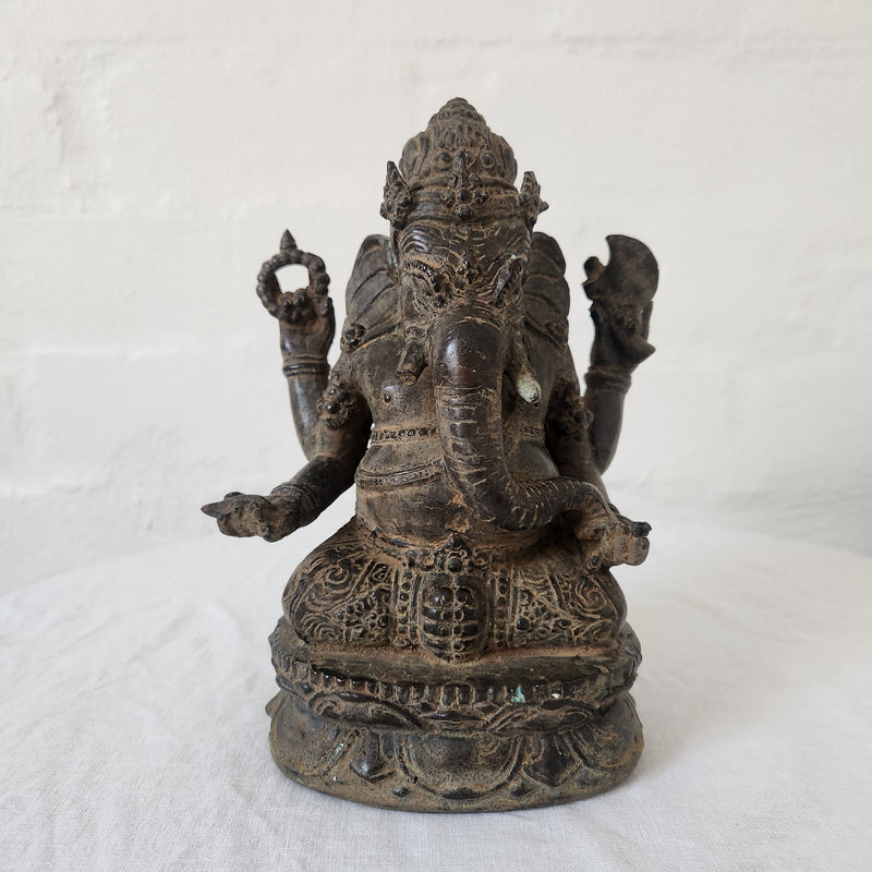 Bronzed Ganesha Figure