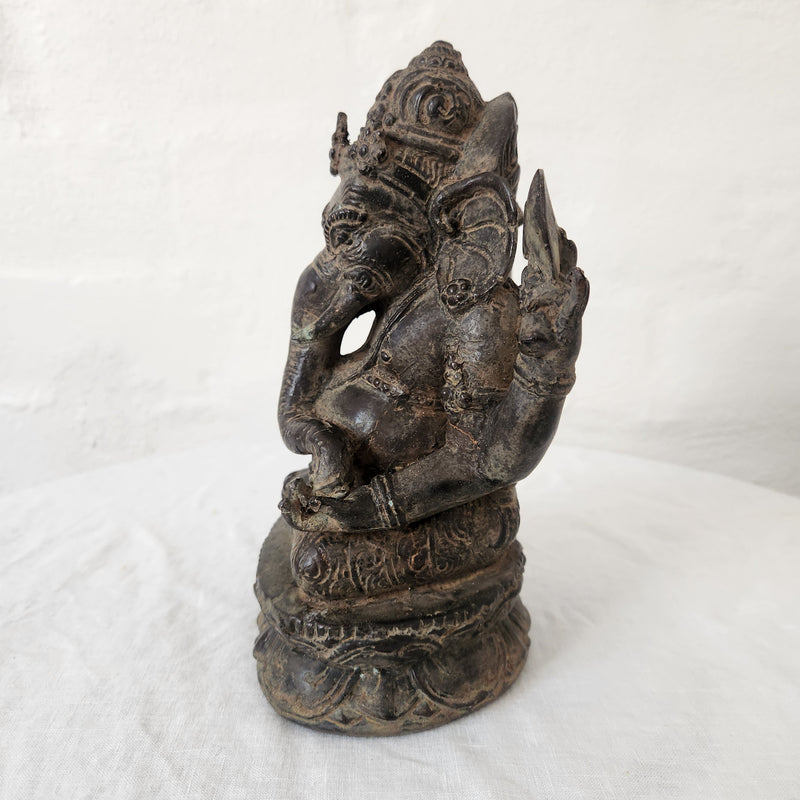 Bronzed Ganesha Figure