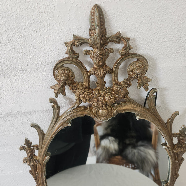 Small Painted metal mirror