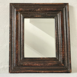 Small Indian Wooden Mirror
