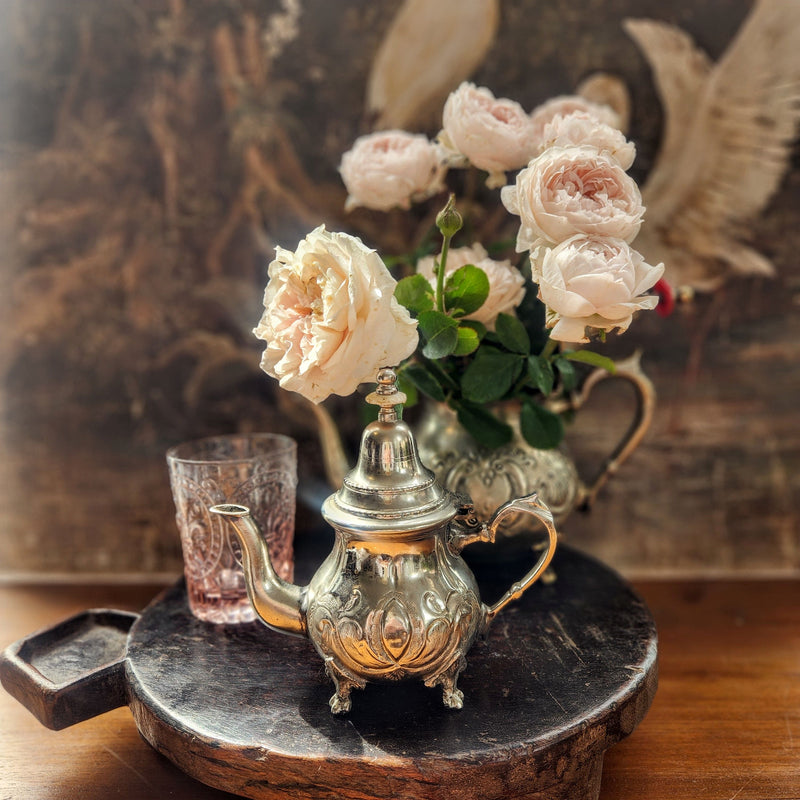 Vintage Moroccan Silver-plated Teapot