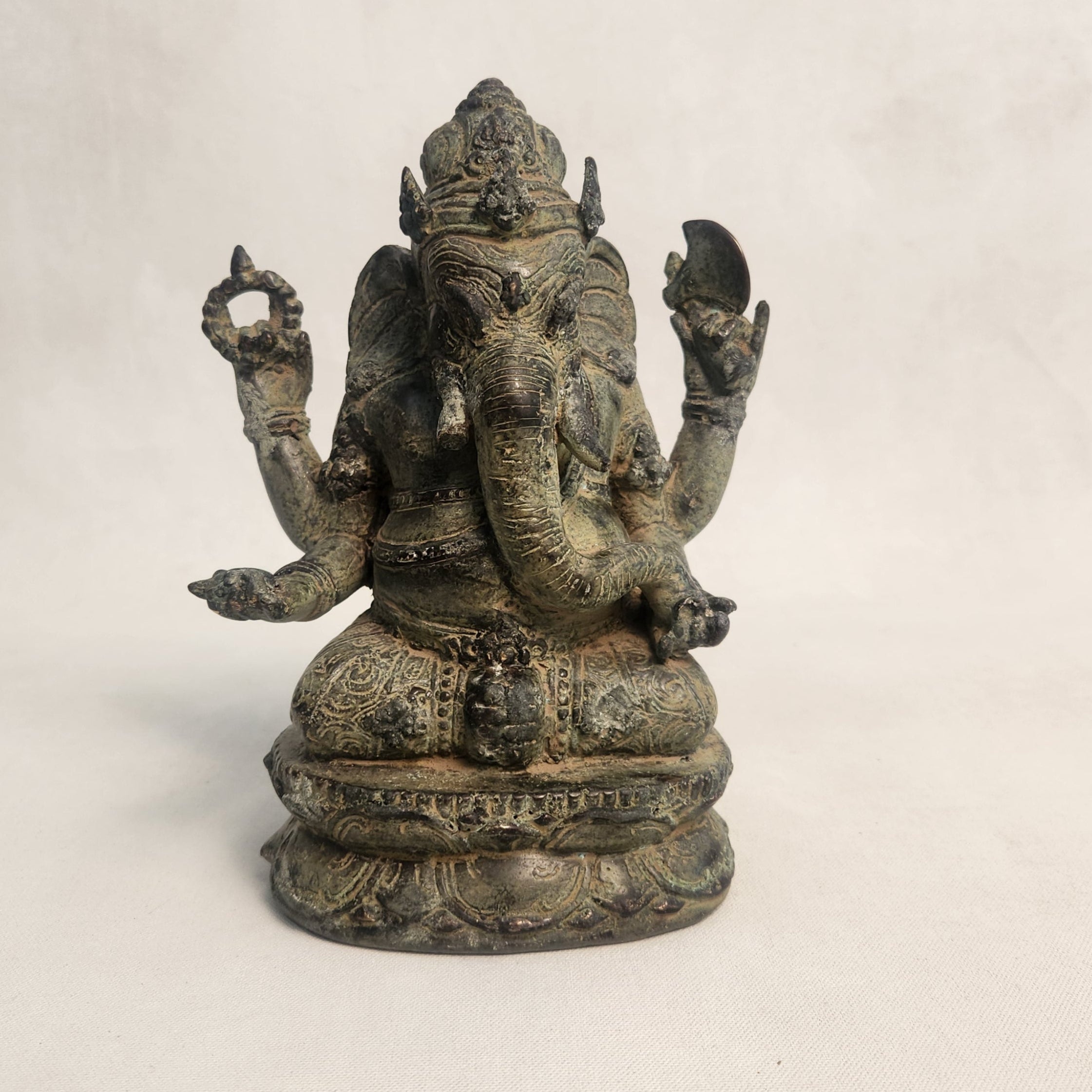 Bronzed Ganesha Figure