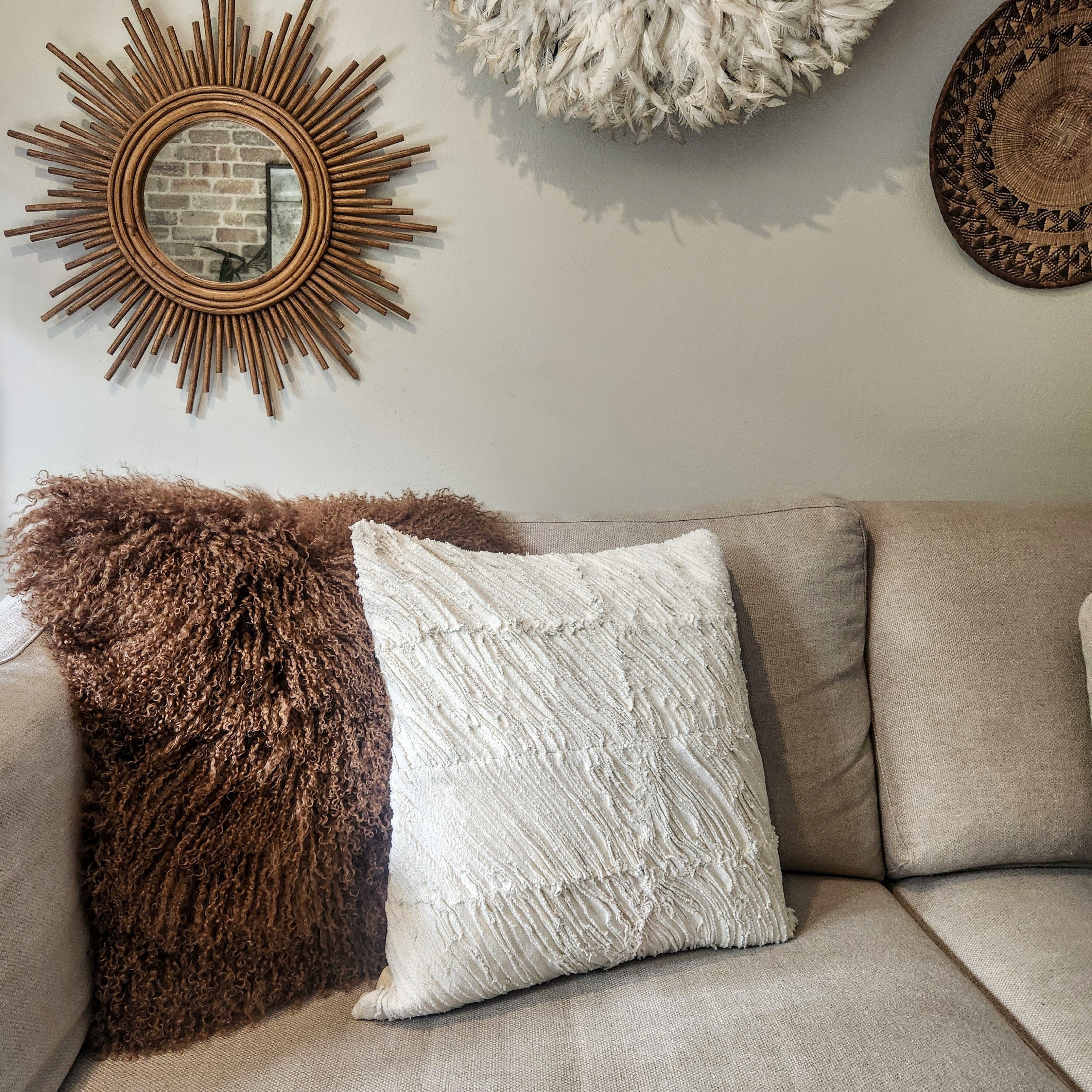 Elba Cushion - White