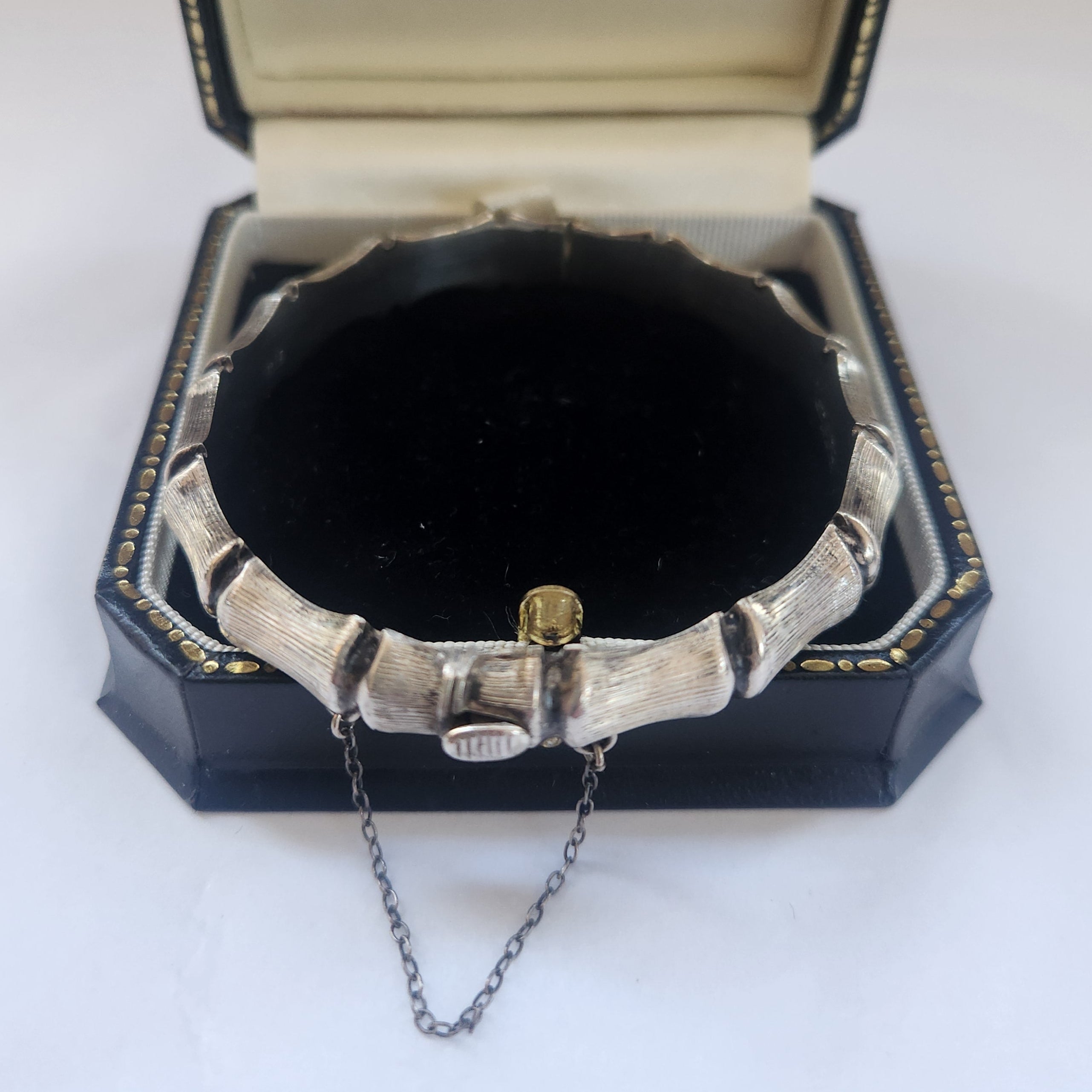 CPS Sterling Silver Vintage Bamboo Bangle