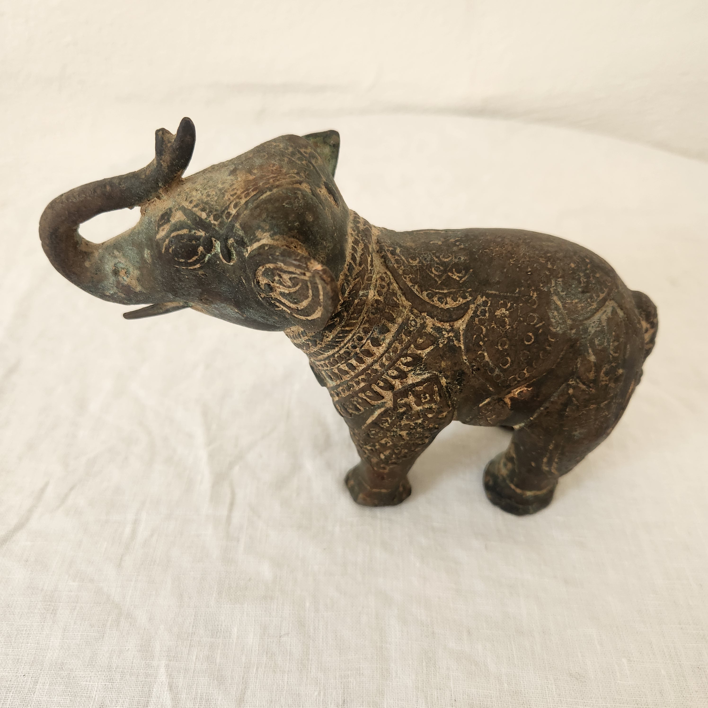 Antique Bronze Elephant