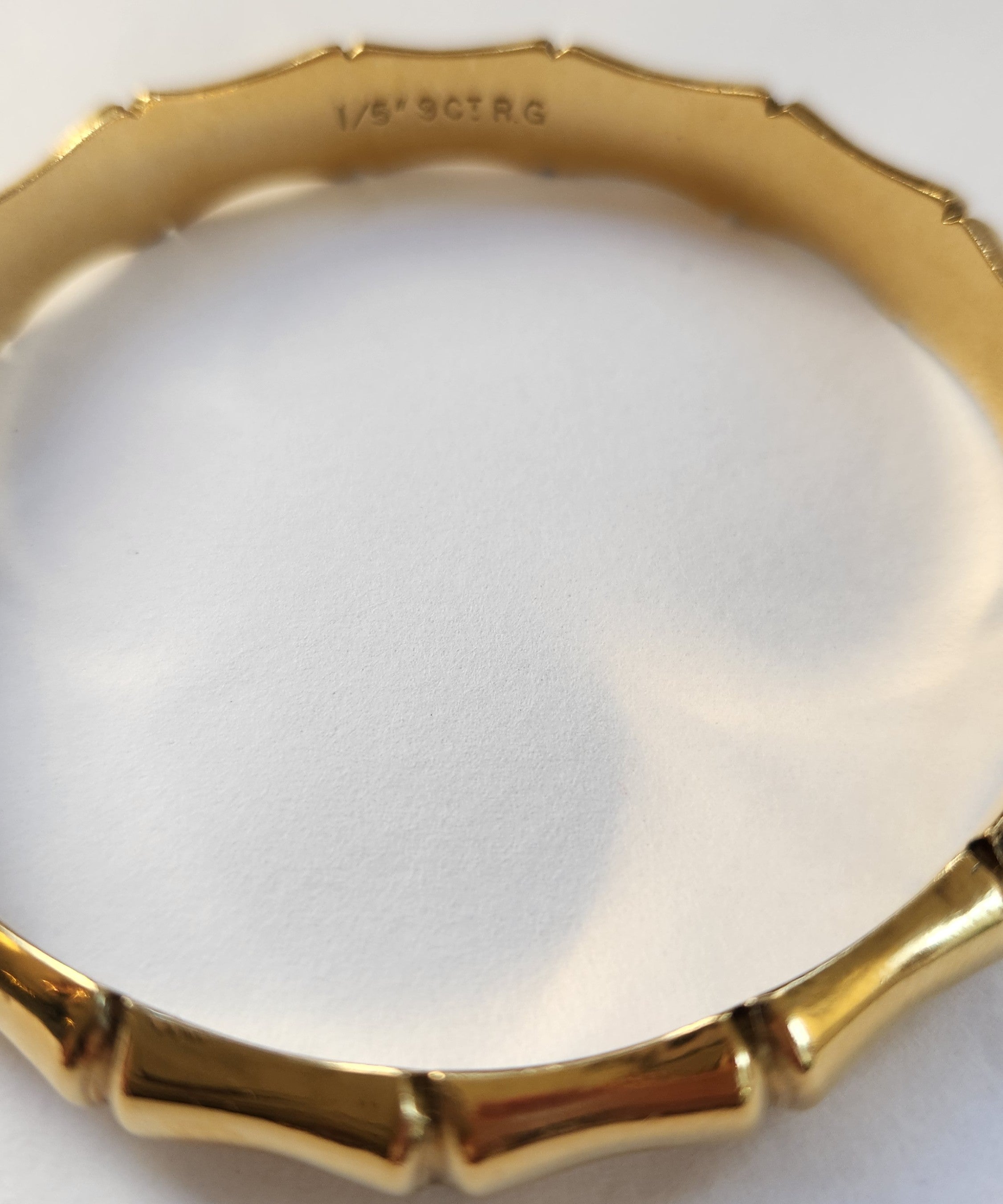 Mid Century Gold Filled Bangle