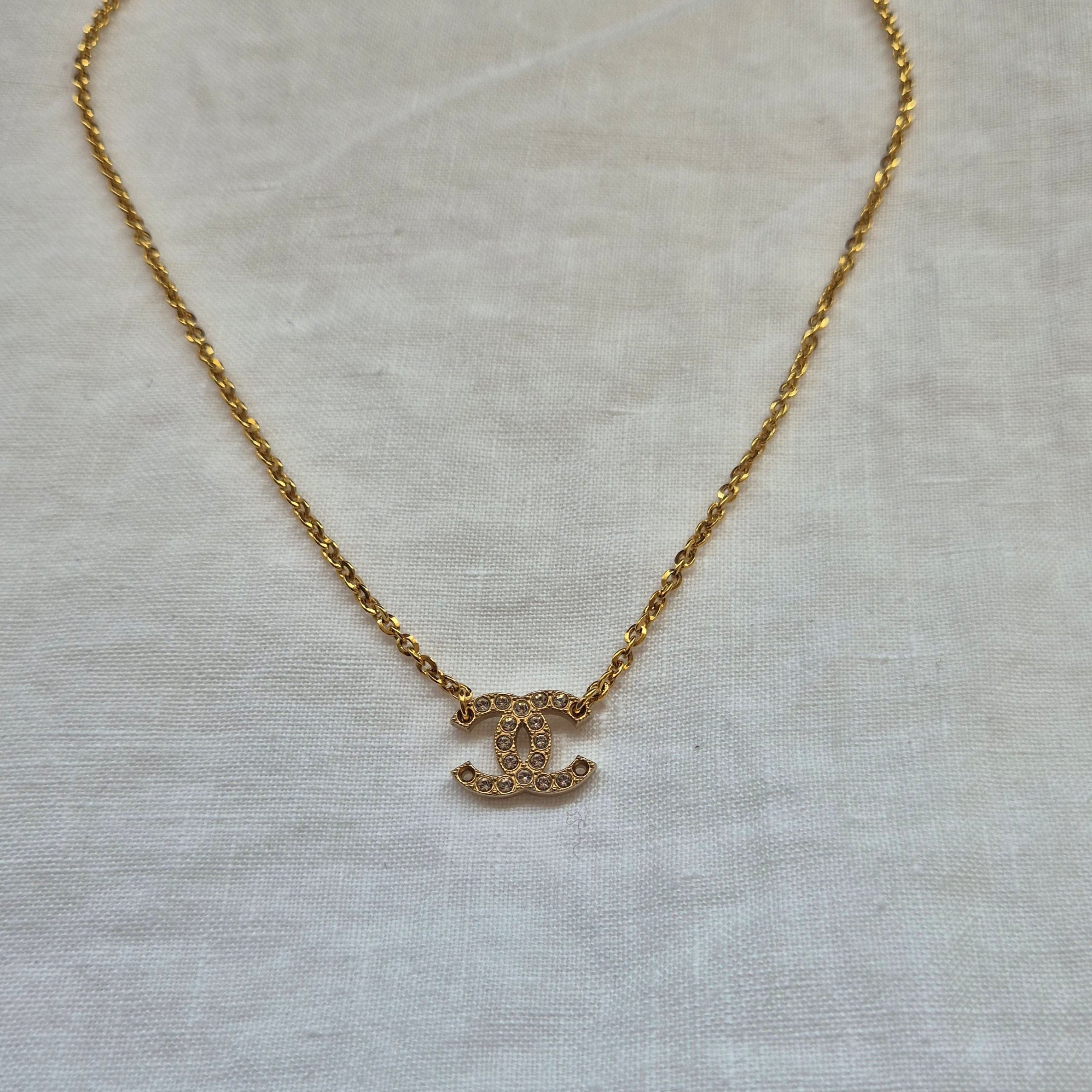Diamante CC Fine Chain Necklace