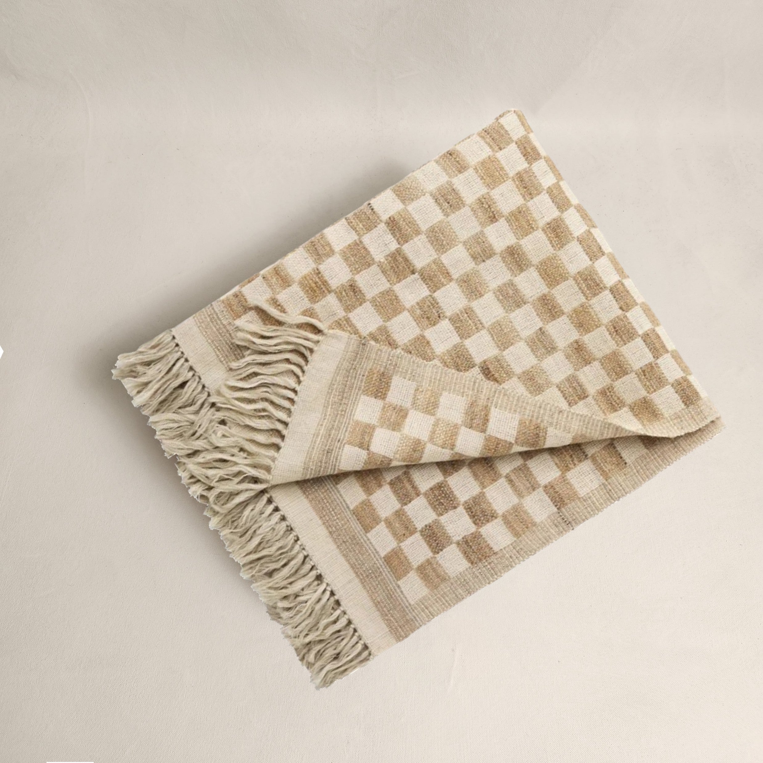 Wool and Silk Throw - Matteo Chalk