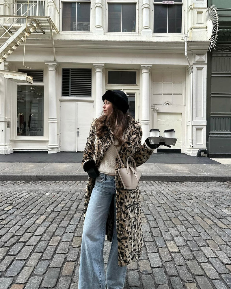 Long Song Leopard Coat