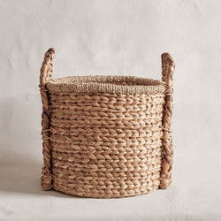 Water Hyacinth Basket - Round