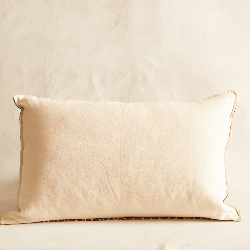 "Salu" Mud Cloth Lumbar Cushion