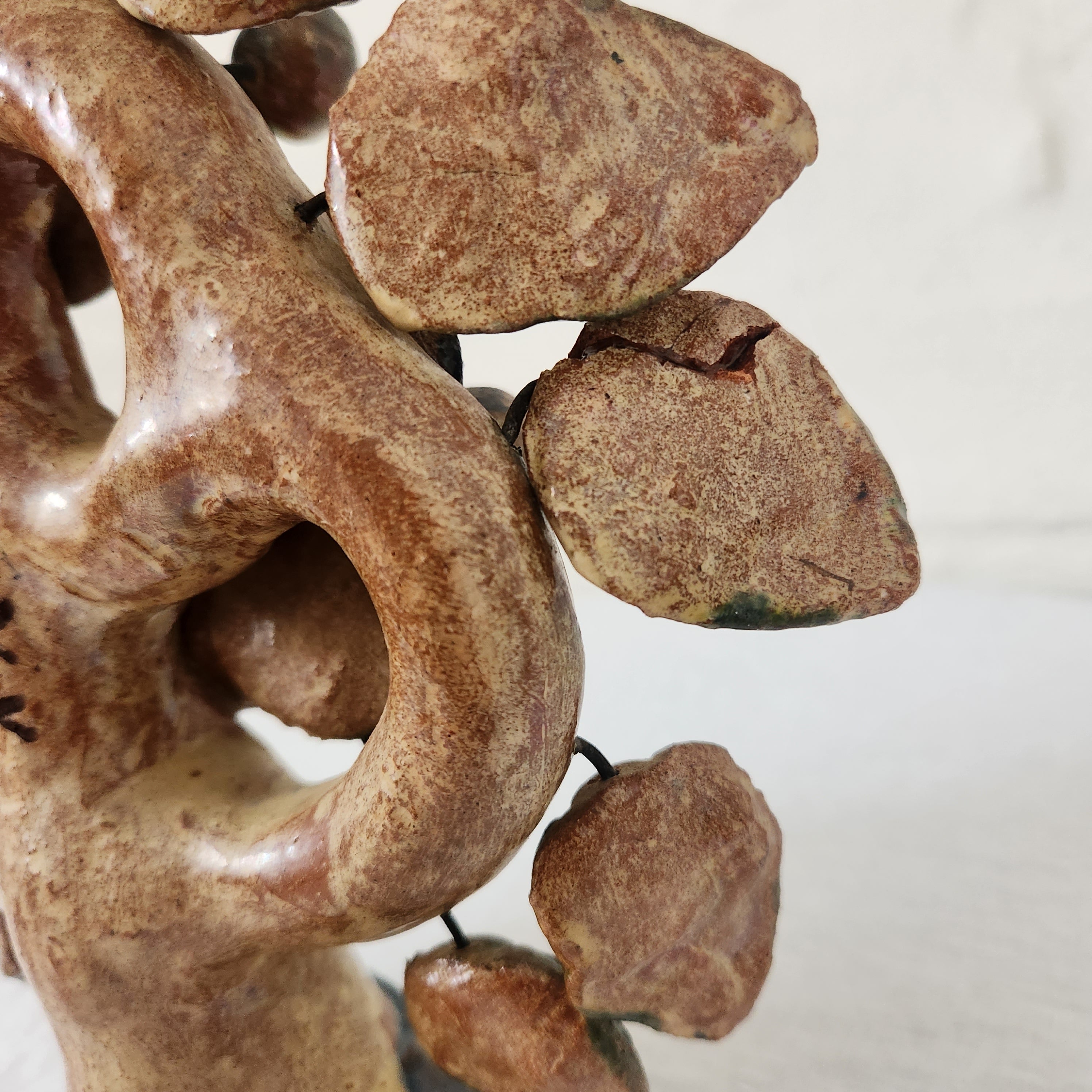 Vintage Tree Of Life Candelabra ; Leaves and Flowers