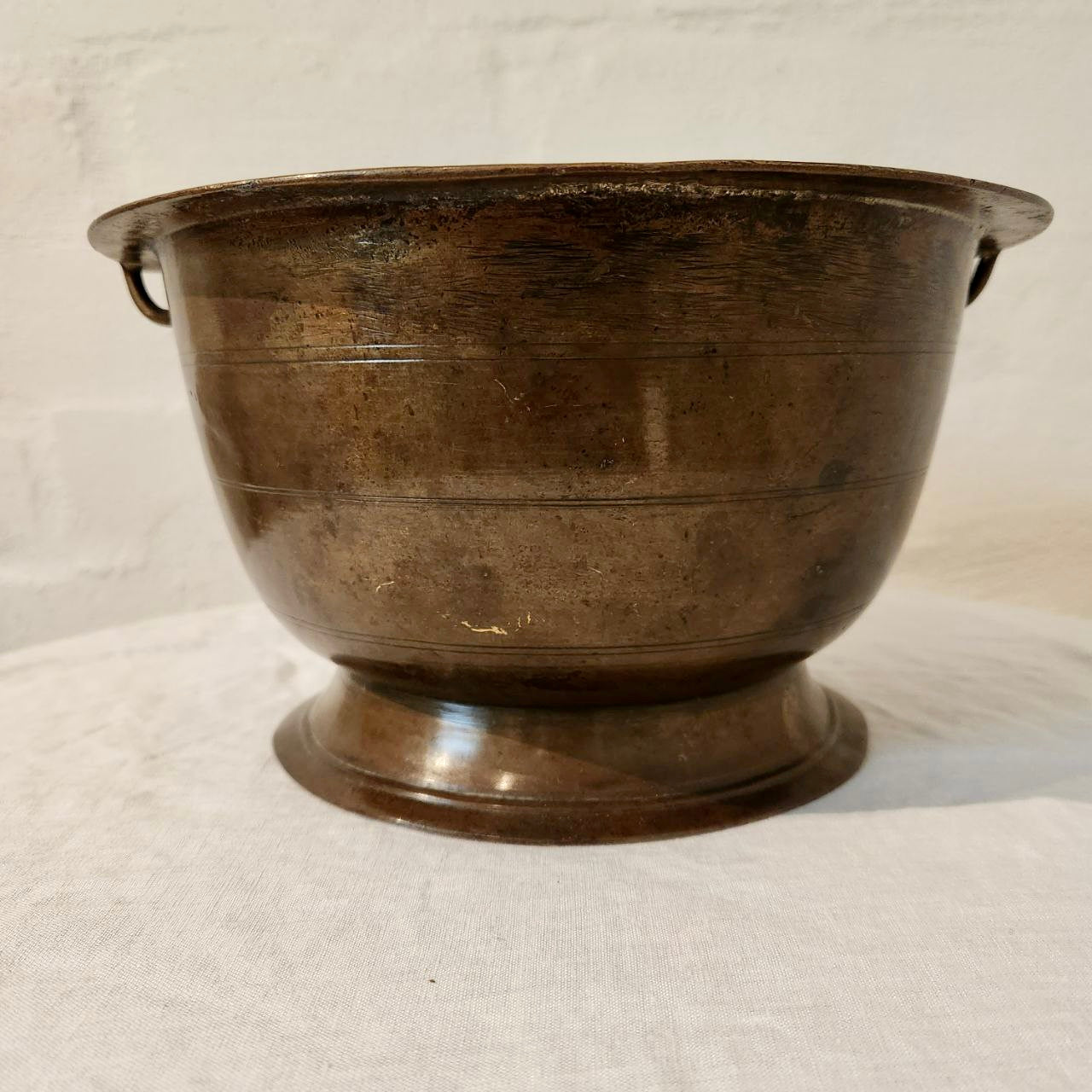 Heavy Vintage Brass Pot