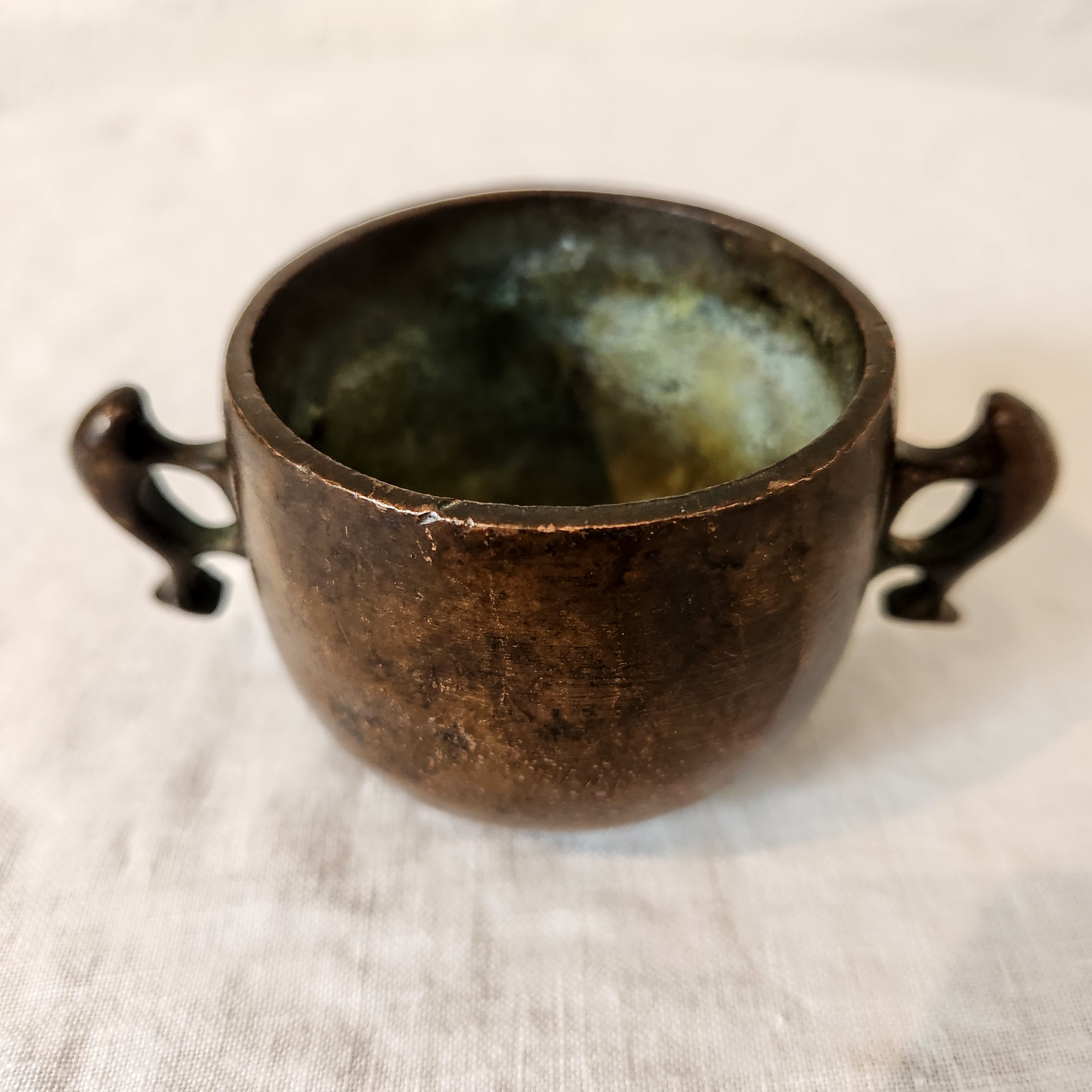 Petite Bronze Bowl Censer
