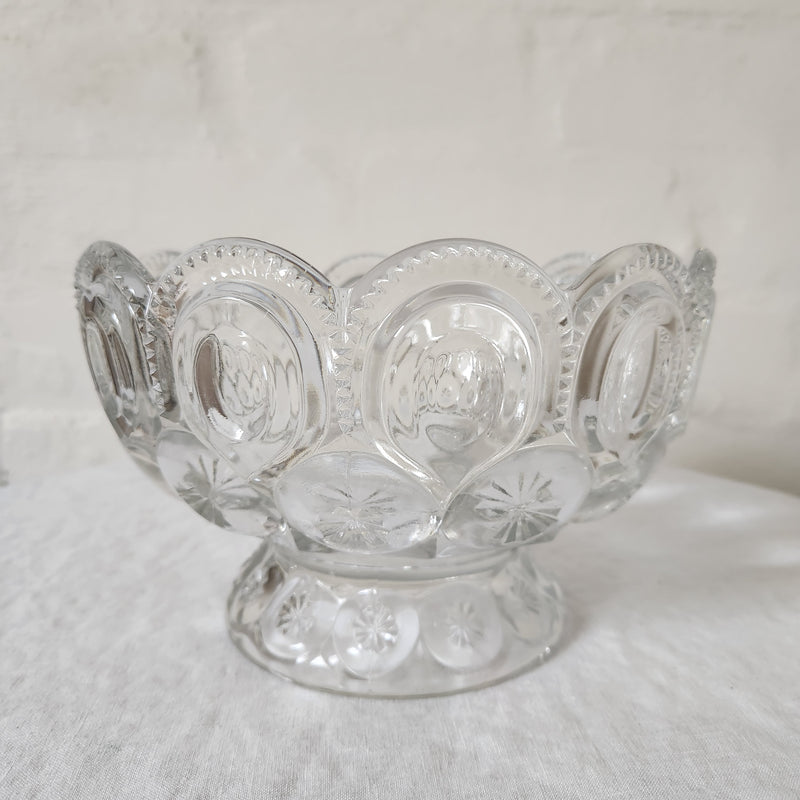 Antique Glass footed Comport