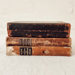 Set of 3 Antique French Books