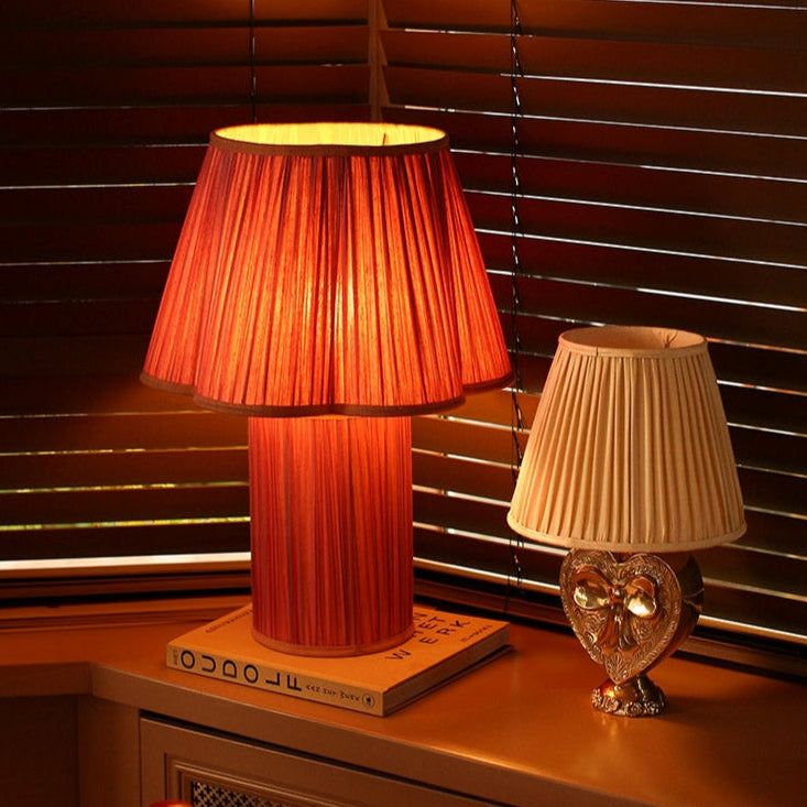 Myra Large Silk Lamp - Bronze