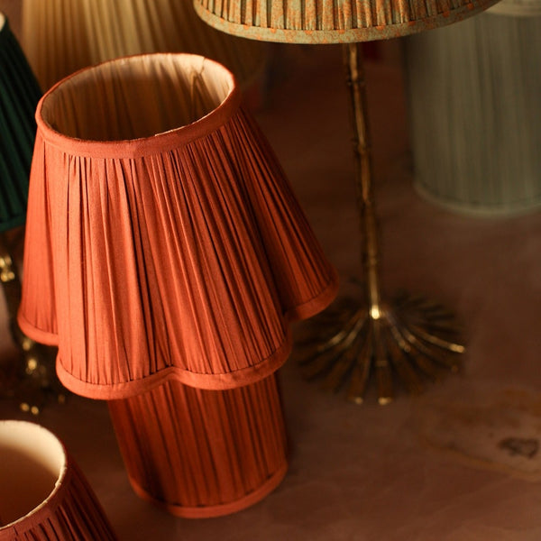 Myra Small Silk Lamp - Bronze