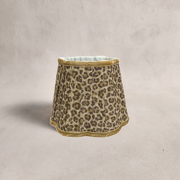 Leopard Print Scalloped lampshade