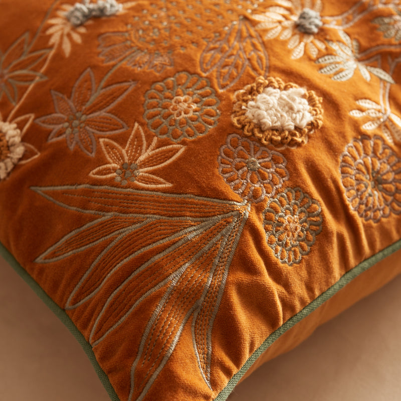 Kanika Gold Sunlight Cushion, feather infill