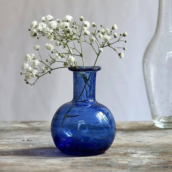 Piccola Glass Vase - Blue