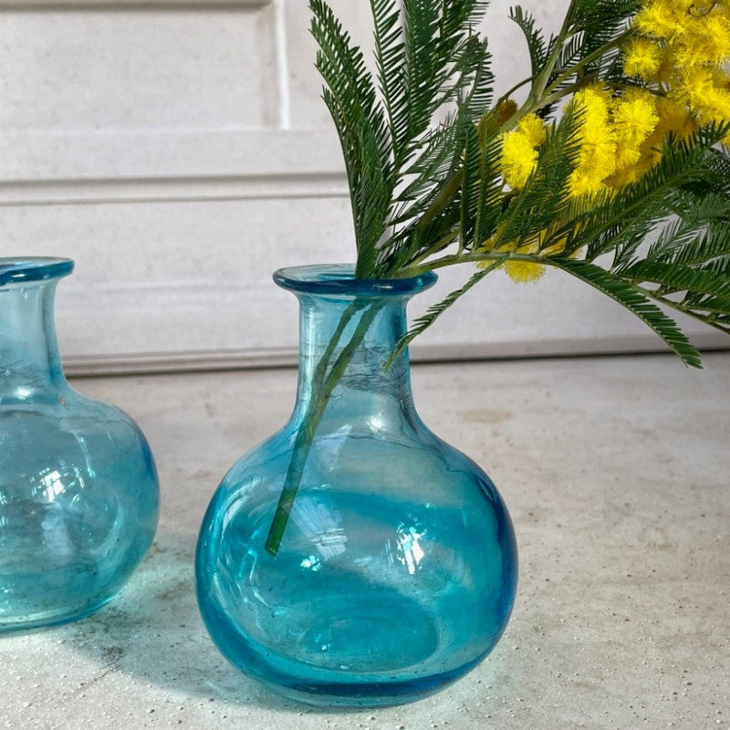 Piccola Glass Vase - Turquoise