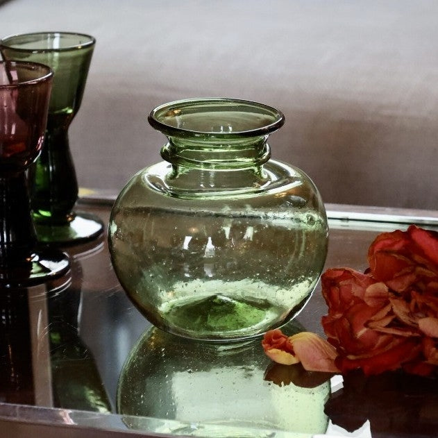Vase Crock - Smokey Green