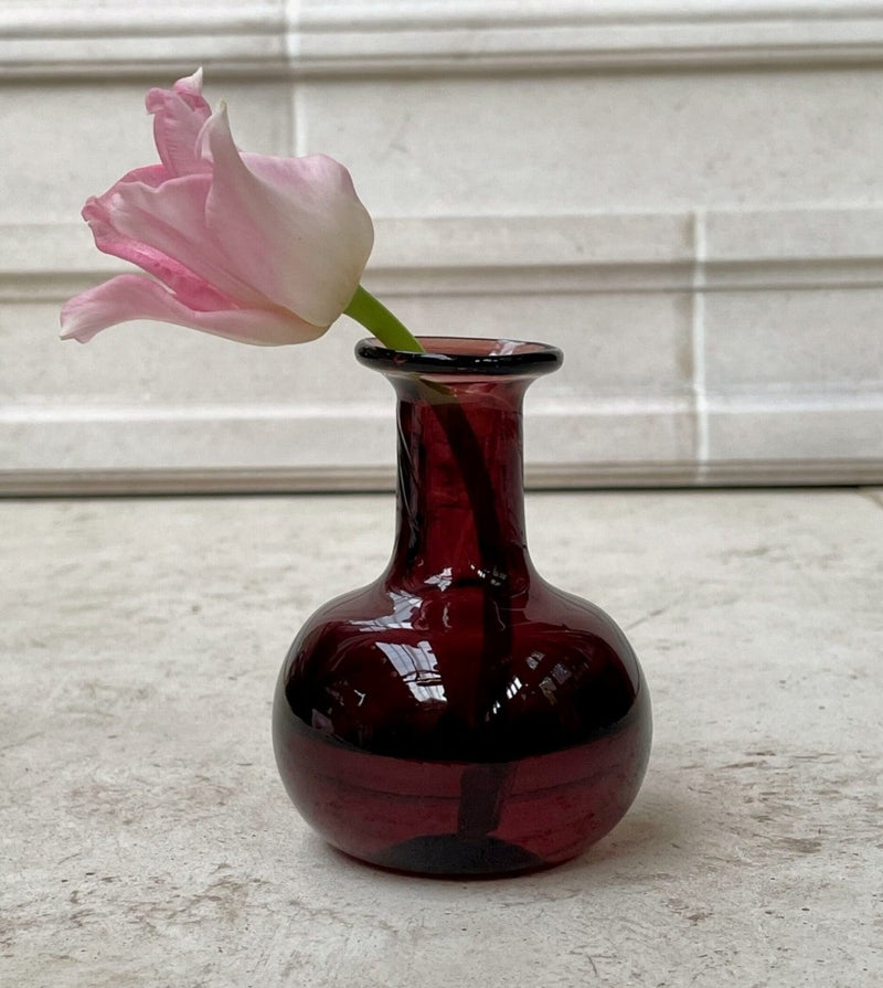 Piccola Glass Vase - Framboise