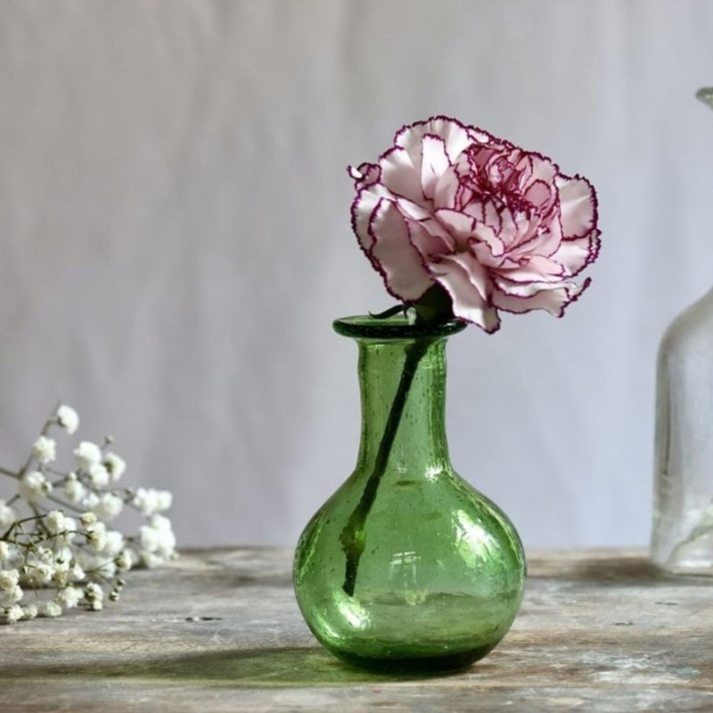 Piccola Glass Vase - Olive