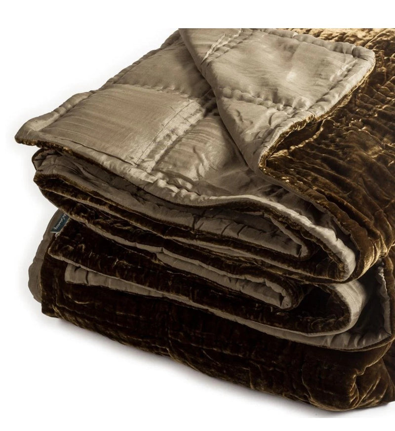 Goa by Night Quilt - Owaka Brown