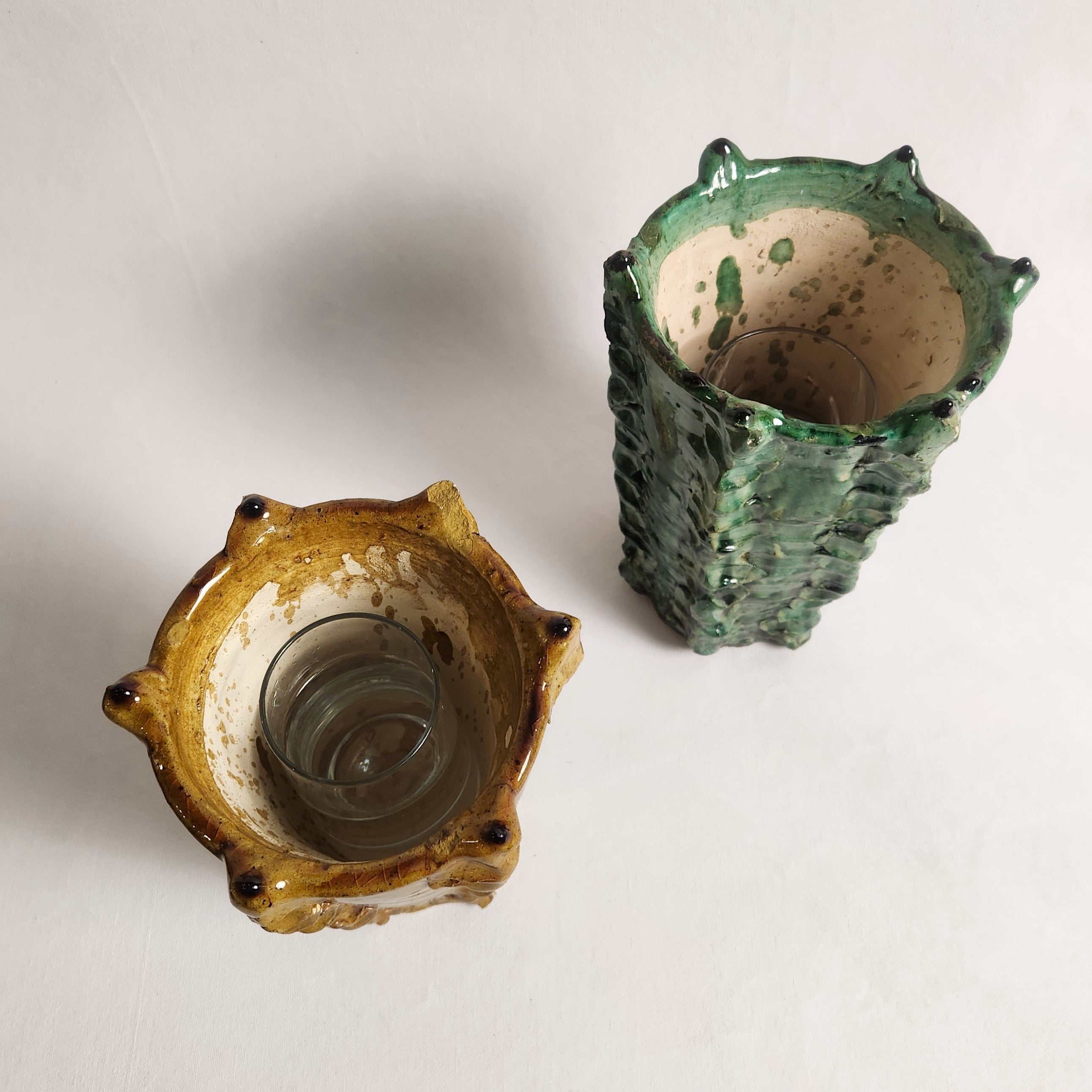 Tamegroute Cactus Vase - Vert