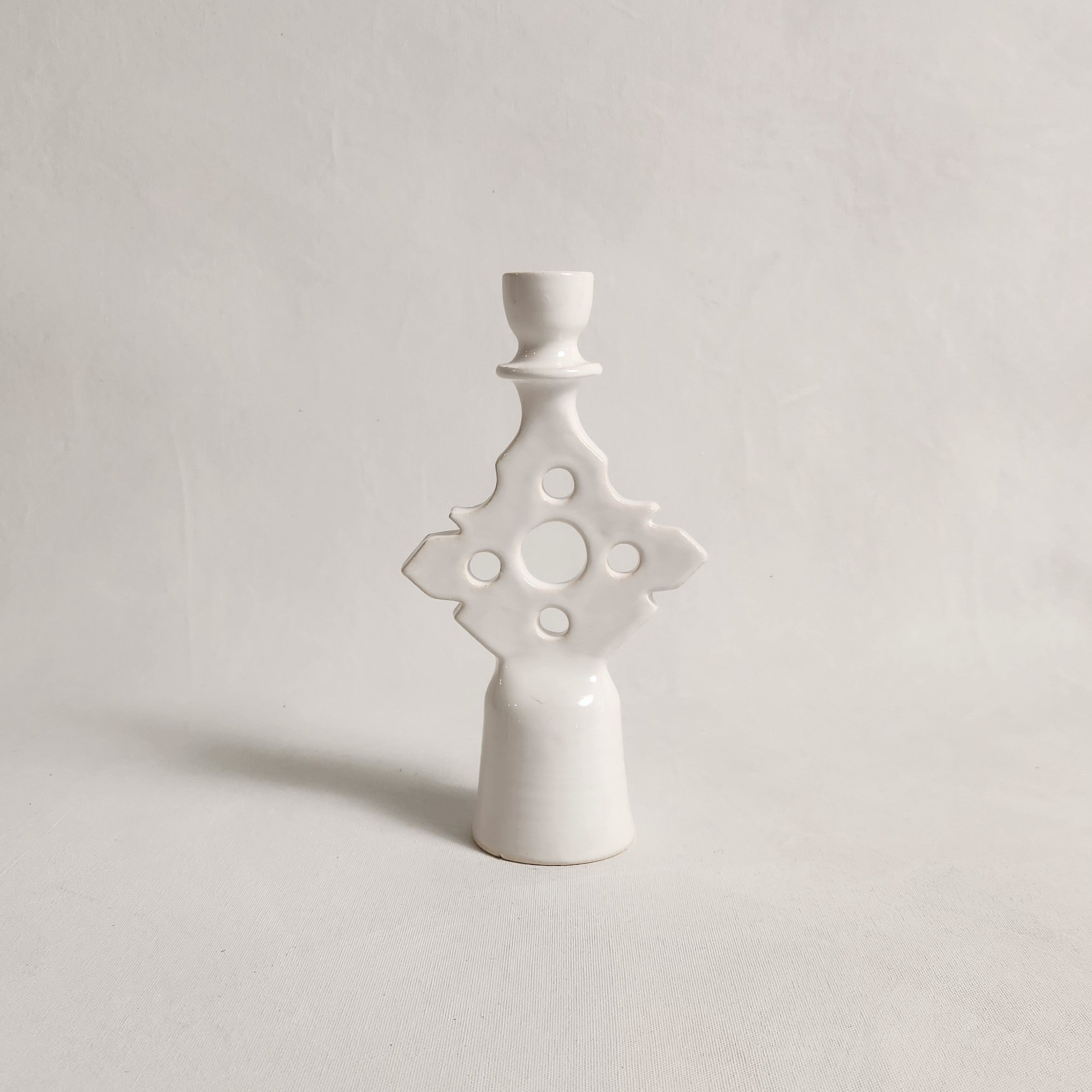Touareg Ceramic Candlestick
