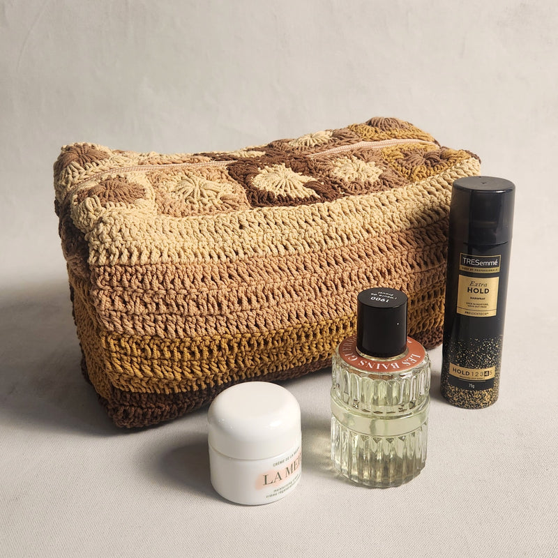 Crotchet Makeup Bag - Large