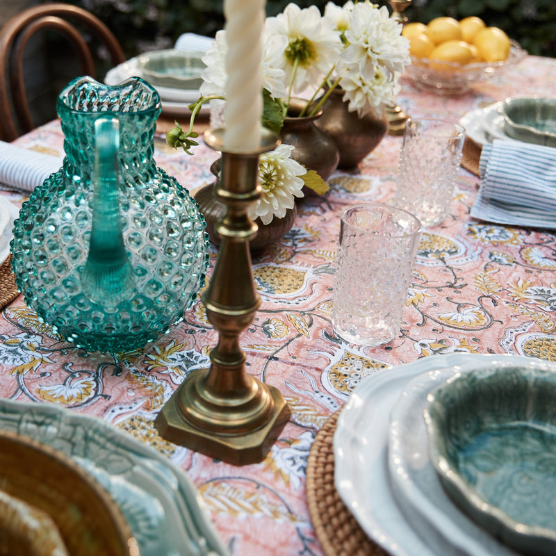 Cotton Tablecloth - Pomegranate Orange