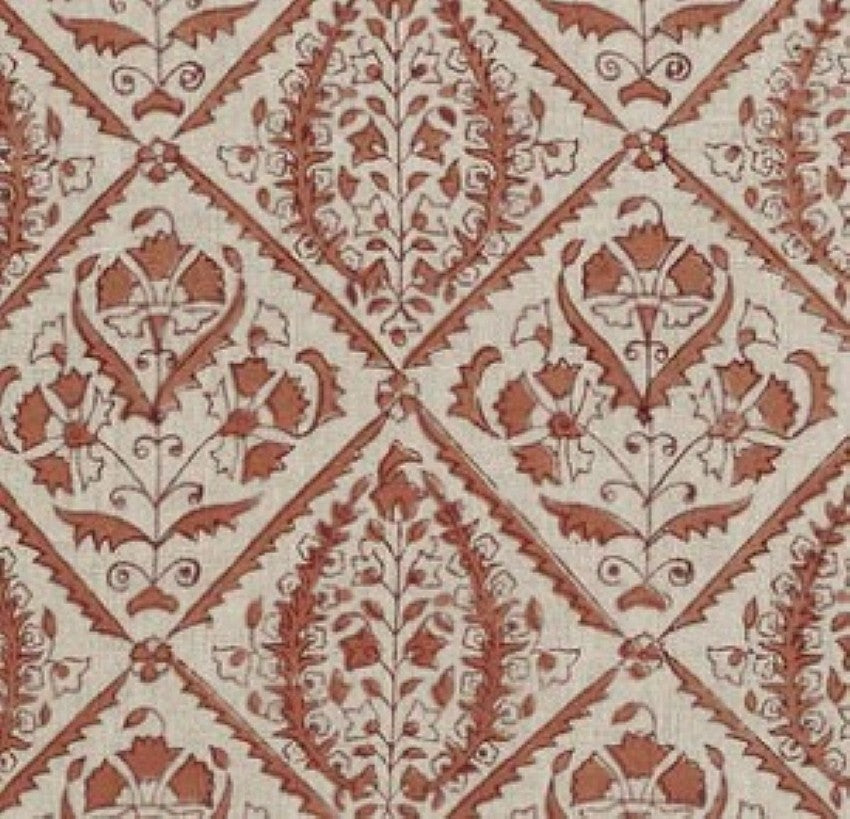 Jaipur Terracotta Linen Cushion
