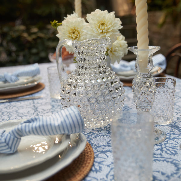 Clear Hobnail jug