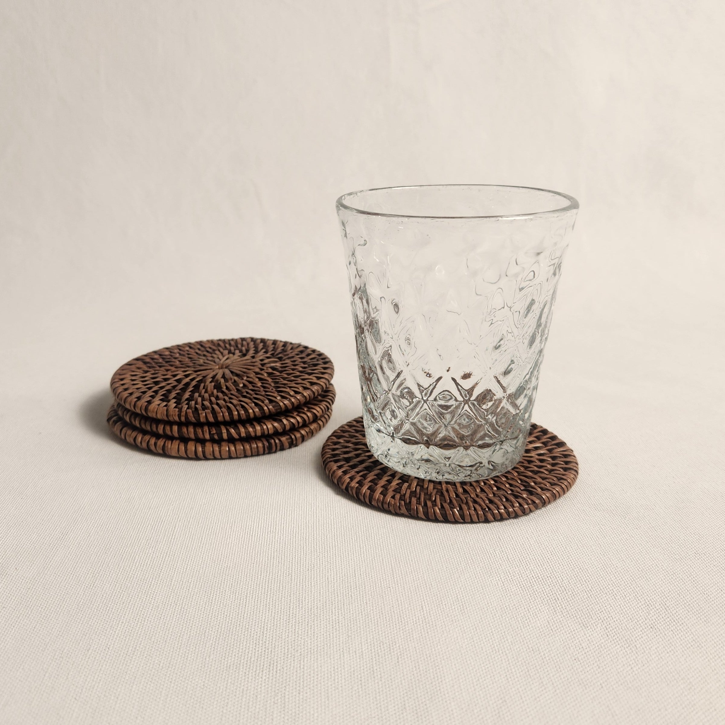 Rattan Drink Coasters (Pack of 4)