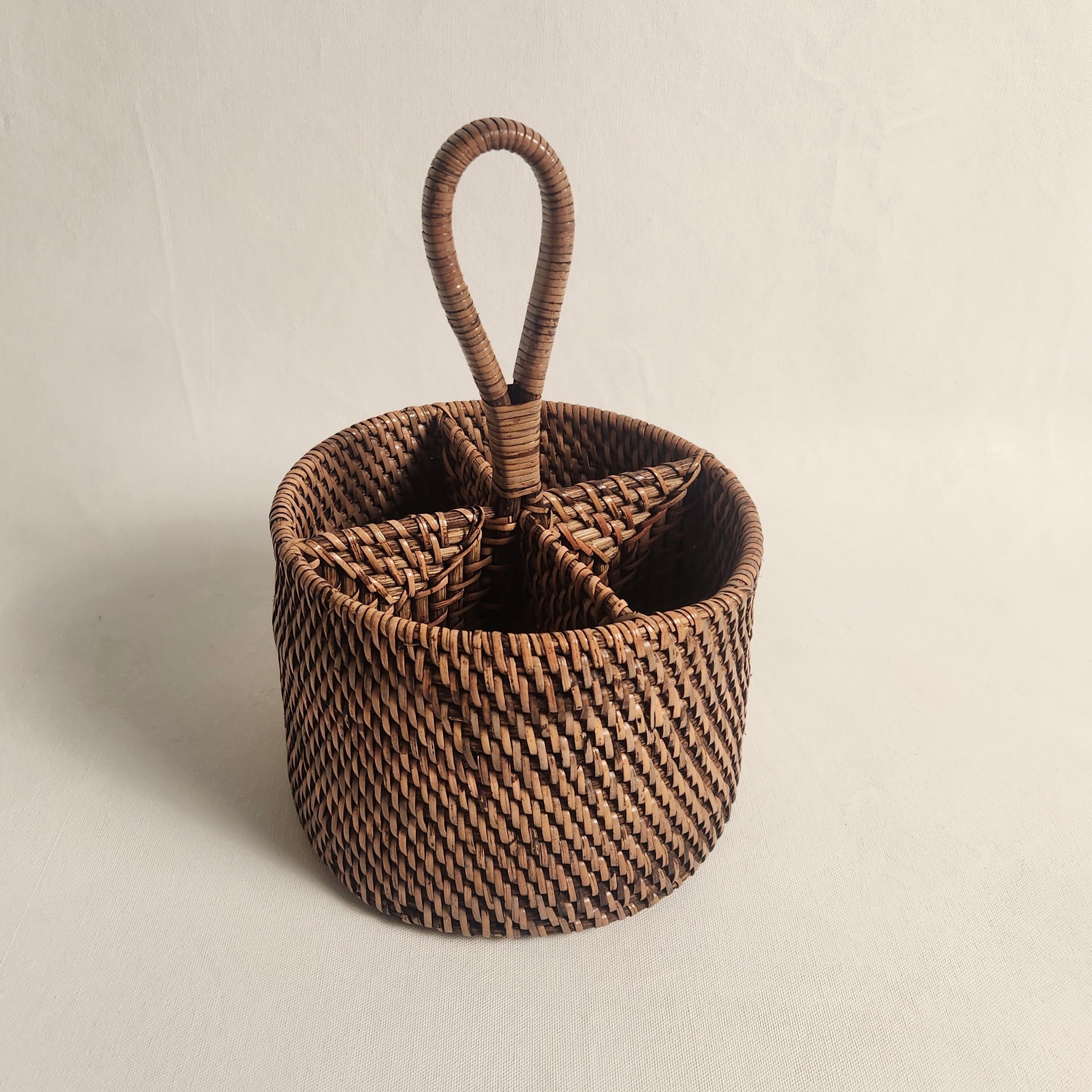 Rattan Cutlery/Utensil  Holder
