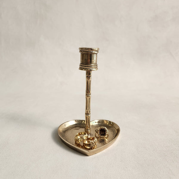 Bodhi Brass Candle Holder