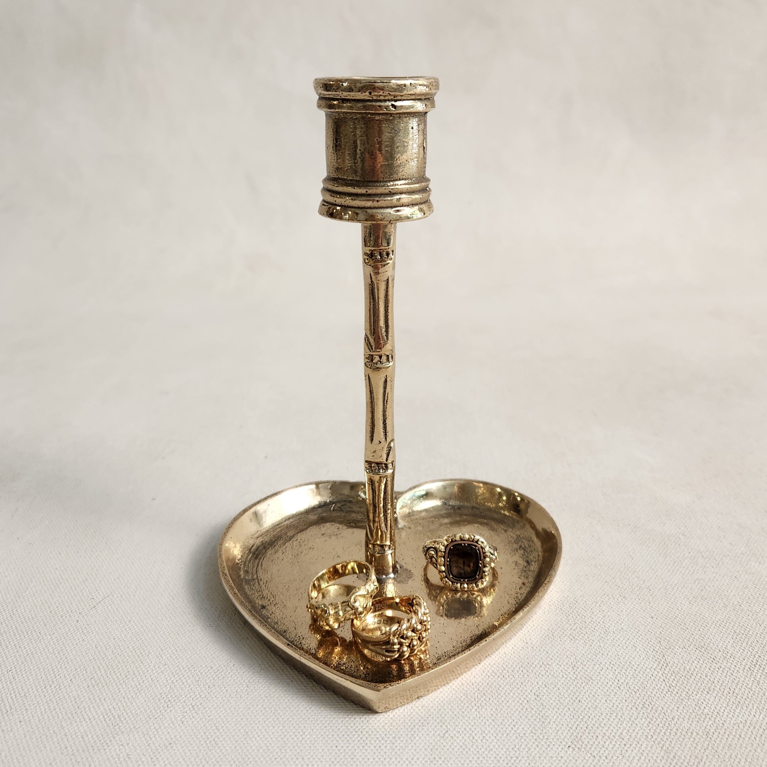Bodhi Brass Candle Holder